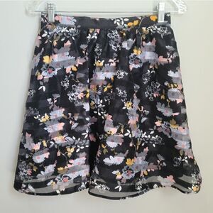 Xhilaration Milticolor Floral Spring Skirt S